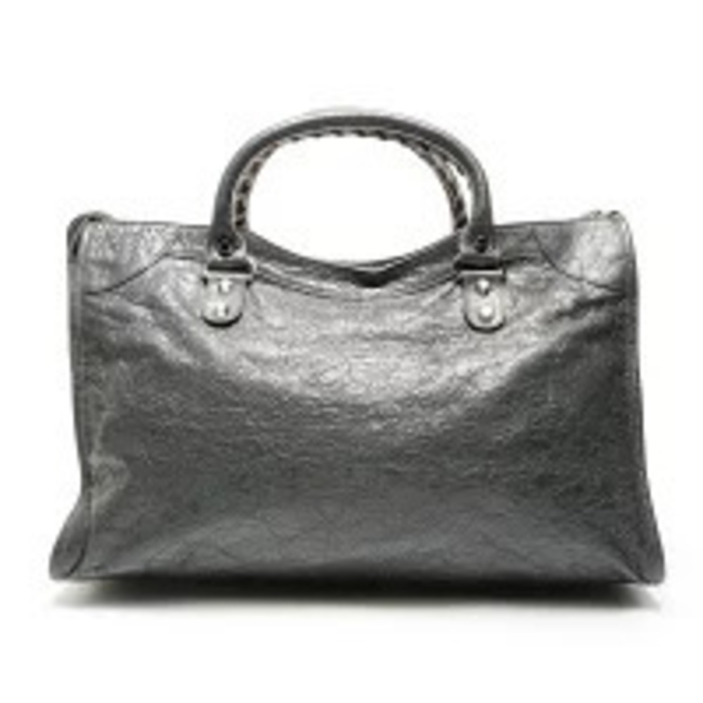 Balenciaga Handbag Gray City Leather